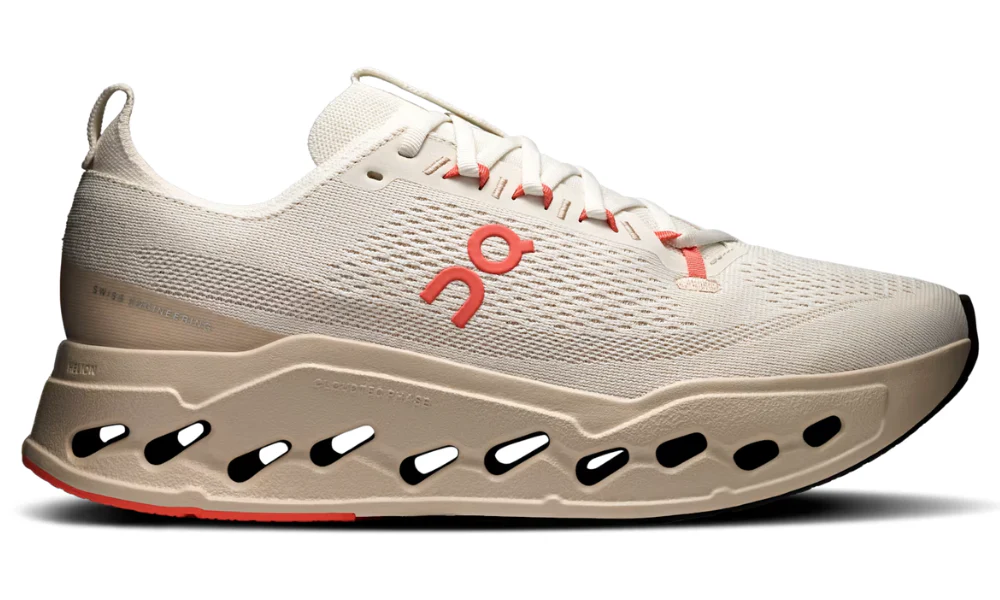On Cloudsurfer Max 'Ivory | Salmon'